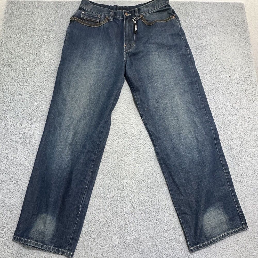 Vintage ENYCE Mens‎ Jeans 38x32 Y2K Baggy  wide leg skater hiphop 34x32